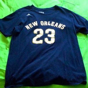 NBA Adidas US M Large New Orleans 23 Davis Pelicans Shirt